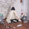 Teepee stan pro děti SPRINGOS Černý Wigwam