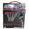 Koš na basket + síť, obruč ocel 16 mm, odpruženývelikost: oficiální 7" = 45 cm 