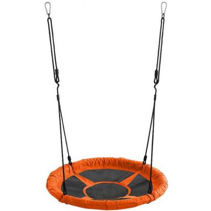 Zahradní houpačka SPARTAN FunRing 95 cm oranžová