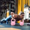 Kettlebell 2 kg ABS SPRINGOS růžový 