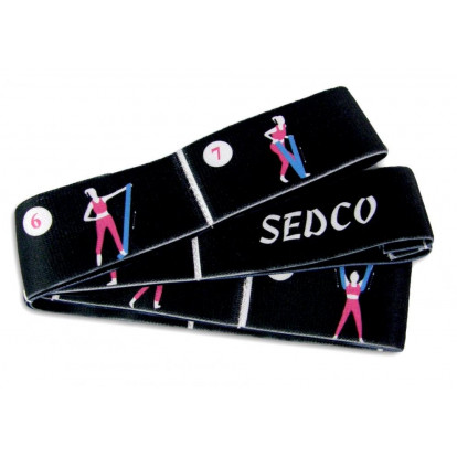 Pás YOGA SEDCO STRETCH STRAP popruh 80x4 cm