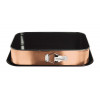 BERLINGERHAUS Forma s nepřilnavým povrchem 2v1 Rosegold Metallic Line 39x27x7,5cm BH-6474