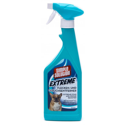 SIMPLE SOLUTION Stain & Odor Remover Extreme Odstraňovač skvrn a pachu pro psy 750ml