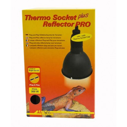 Lucky Reptile Thermo Socket plus Reflector "Plug and Play" Velký s konektorem V.25 x ø14 cm