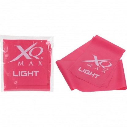 Odporová fitness aerobic guma XQ Max Light - růžová