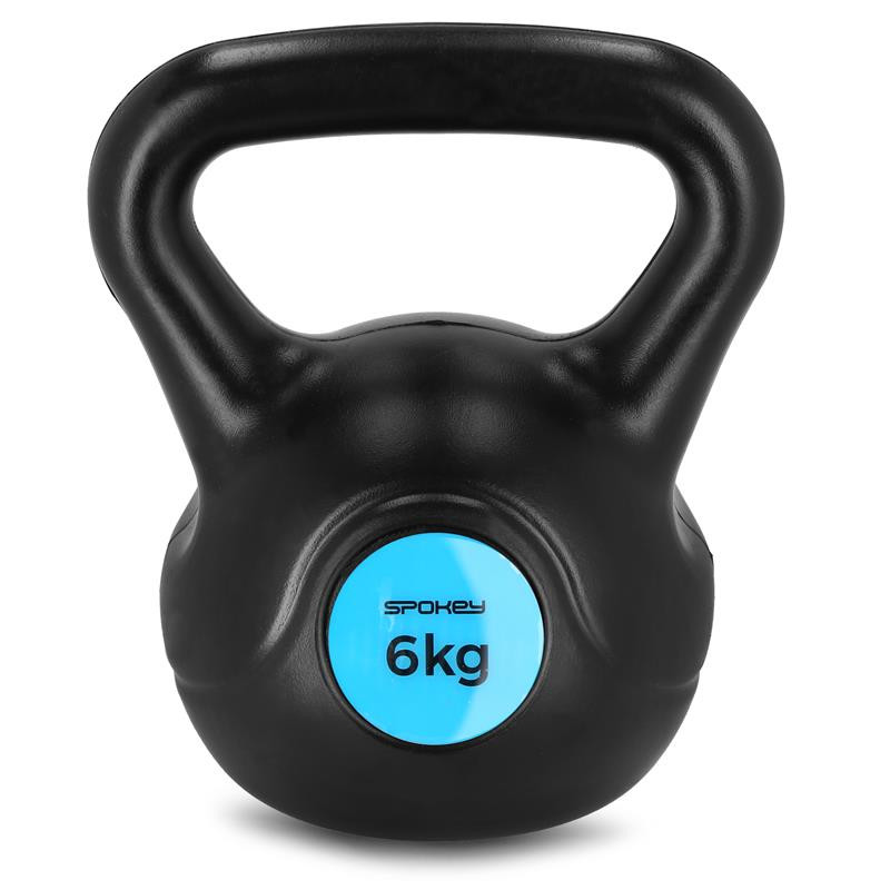 Spokey SCALES BASIC Kettlebell plastová činka 6 kg