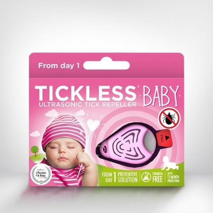 TICKLESS BABY Ultrazvukový odpuzovač klíšťat pro děti Béžová