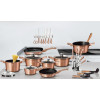 BERLINGERHAUS Wok s mramorovým povrchem 30 cm Rosegold Metallic Line BH-6171