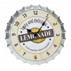 SEGNALE Hodiny nástěnné designové kov 35 cm LEMONADE KO-Y36200690lemo