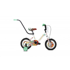 Dětské jízdní kolo Capriolo BMX 12" VIOLA květinovo-bílé