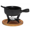 KELA Sýrové fondue COUNTRY nerez / keramika o22 cm KL-16640