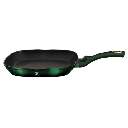 BERLINGERHAUS Pánev grilovací s titanovým povrchem 28 cm Emerald Collection BH-6050