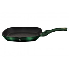 BERLINGERHAUS Pánev grilovací s titanovým povrchem 28 cm Emerald Collection BH-6050