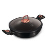 BERLINGERHAUS Pánev WOK s poklicí 30 cm Black Rose Collection BH-7112