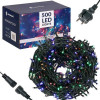 LED světelný řetěz - 31,5m, 500LED, IP44, multicolor