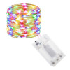 LED řetěz Nano - 10m, 100LED, 3xAA, multicolor