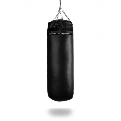 Boxovací pytel GALA - 130 CM / 40 KG - S řetězy - černá