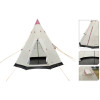 PROGARDEN Stan teepee pro 3 osoby 250 x 250 x 240 cm KO-X92000470