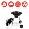 BBQ COLLECTION Gril na dřevěné uhlí kulatý 45 cm ED-241456