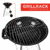 BBQ COLLECTION Gril na dřevěné uhlí kulatý 45 cm ED-241456