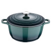 BERGNER Kastrol s keramickým povrchem a poklicí 24 cm Excalibur BG-36101-GR