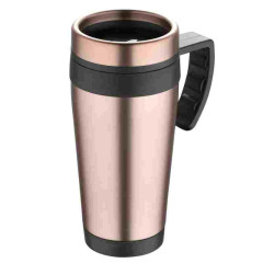 BERGNER Termohrnek s ouškem 400 ml rosegold BG-37516-MPK