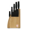 BERLINGERHAUS Sada nožů se stojanem BAMBOO 10 ks Black Rose Collection BH-2760