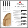 BERLINGERHAUS Sada nožů se stojanem BAMBOO 10 ks Black Rose Collection BH-2760