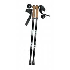 Trekové hole Sedco NORDIC WALKING ALU7075 vel. 65-140 cm - černá